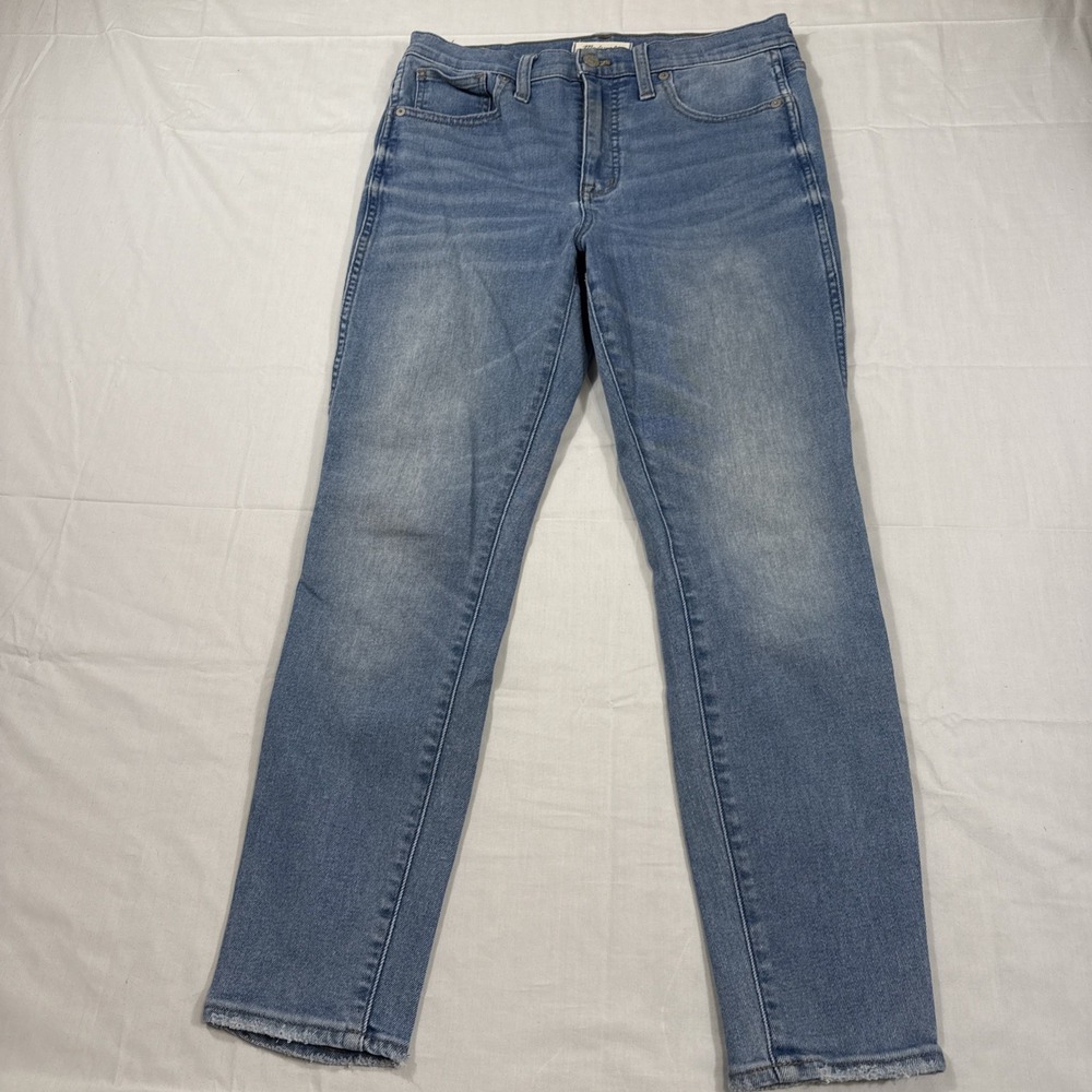 JEANS Madewell Woman's Size 28 10" High Rise Skinny MEDIUM Wash Stretch Denim